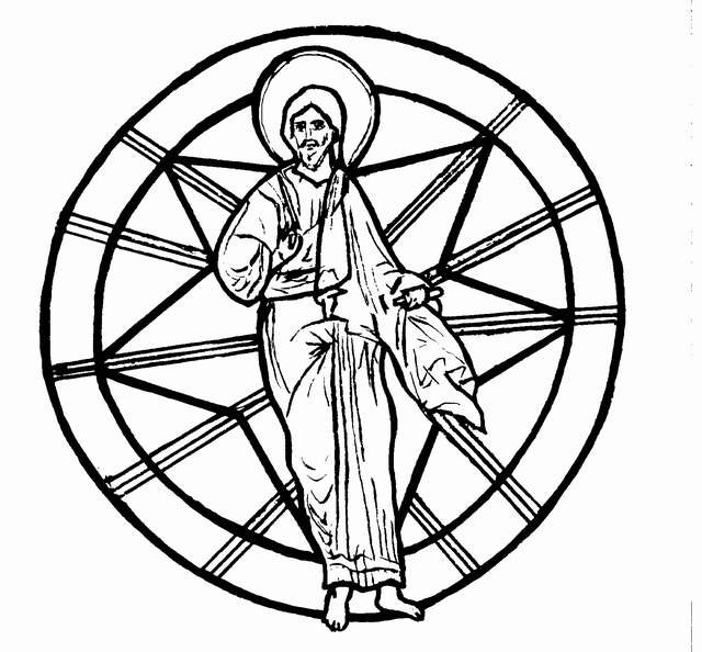 Символ преображения Христом натуры человека. С древнерусской иконы Преображения Господня