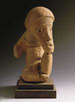 Сидящий мужчина. Нок, Нигерия. Терракота. V в. до н.э. – II в. н.э.