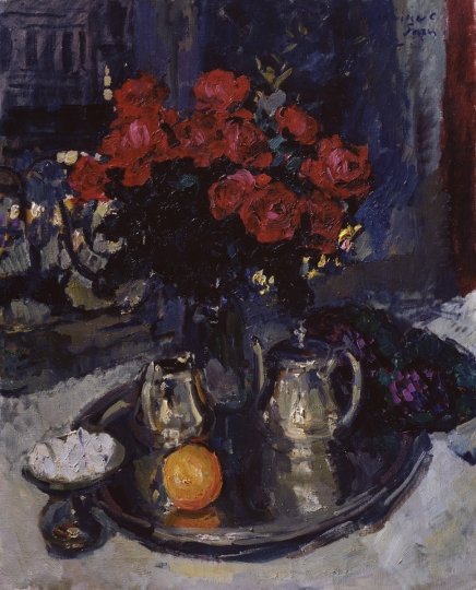 Розы и фиалки. 1912