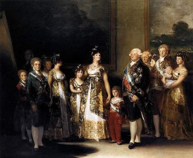 Семья Карла IV, 1800.