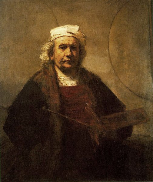Автопортрет Рембрандт Хармес ван Рейн (ок. 1665)