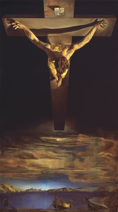 Сальвадор Дали. «Христос святого Хуана де ла Крус». 1951г.